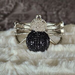 Sparkling Spider bracelet. A fun piece. Perfect for Halloween or anytime.